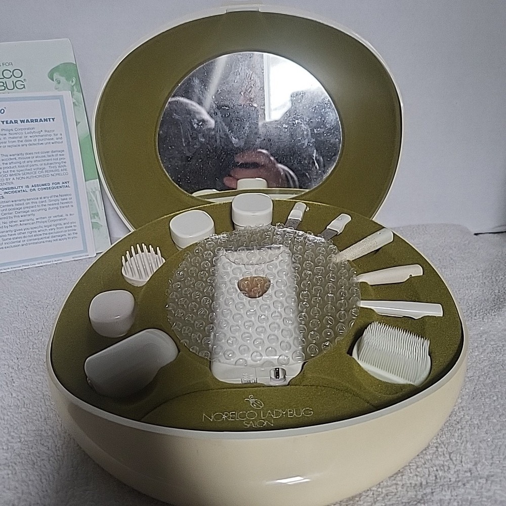 Vintage Norelco Ladybug Salon 70s- Complete, In Great Working Condition, Hp-2122